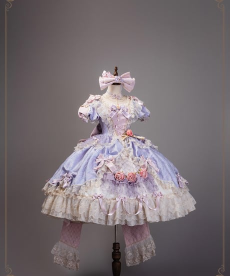HinanaQueena  鏡の中のプリンセス ロリィタドレス フルセット [LO969]