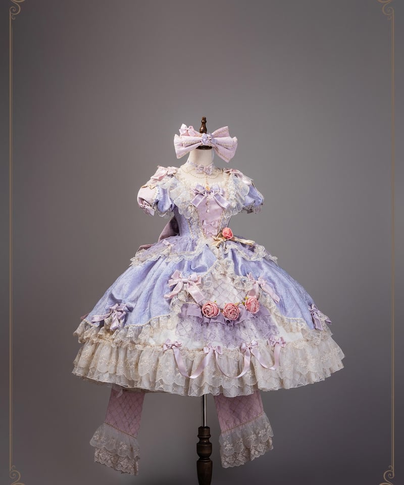 HinanaQueena 鏡の中のプリンセス ロリィタドレス フルセット [LO969] |