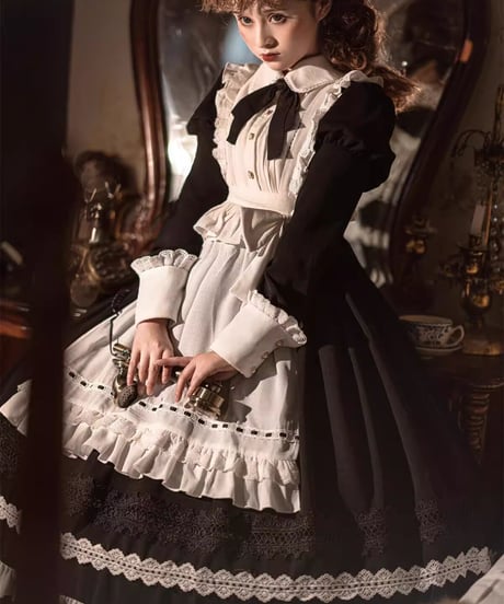 Moonlight Storage / アフタヌーンティーメイド メイド服 セット[LO789]