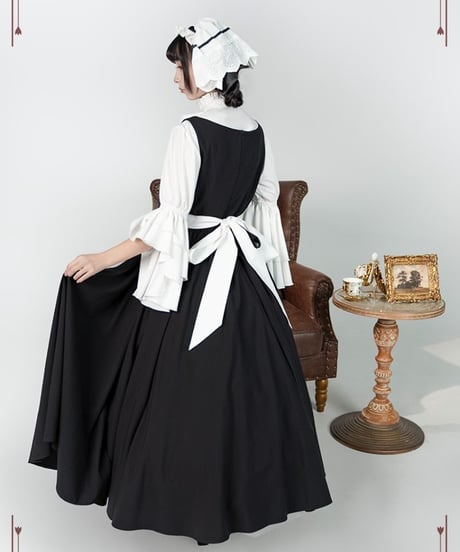 Black Cat Manor ロングメイド服 Ⅷ型 オーダー [OP400]