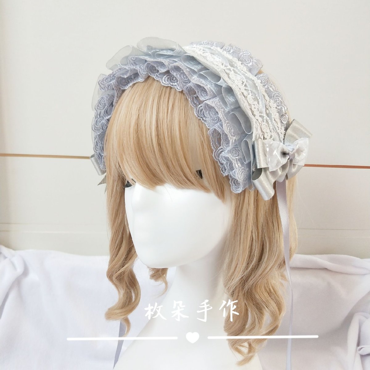 ロリィタ ヘッドドレス ライトグリーン [LO100-11] | Roses on the