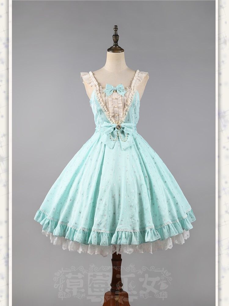 草莓巫女 ミッドサマーギャラクシー ロリィタドレス JSK [LO786