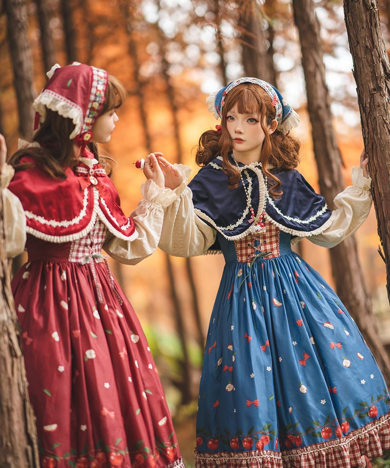 Miss Point りんご園 バイエルン風ロリィタドレス 長袖ワンピース