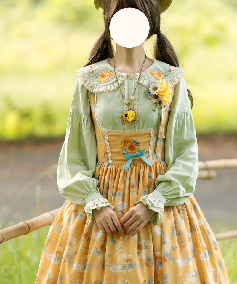 Miss Point 向日葵の庭園 ロリィタドレス コルセットJSK