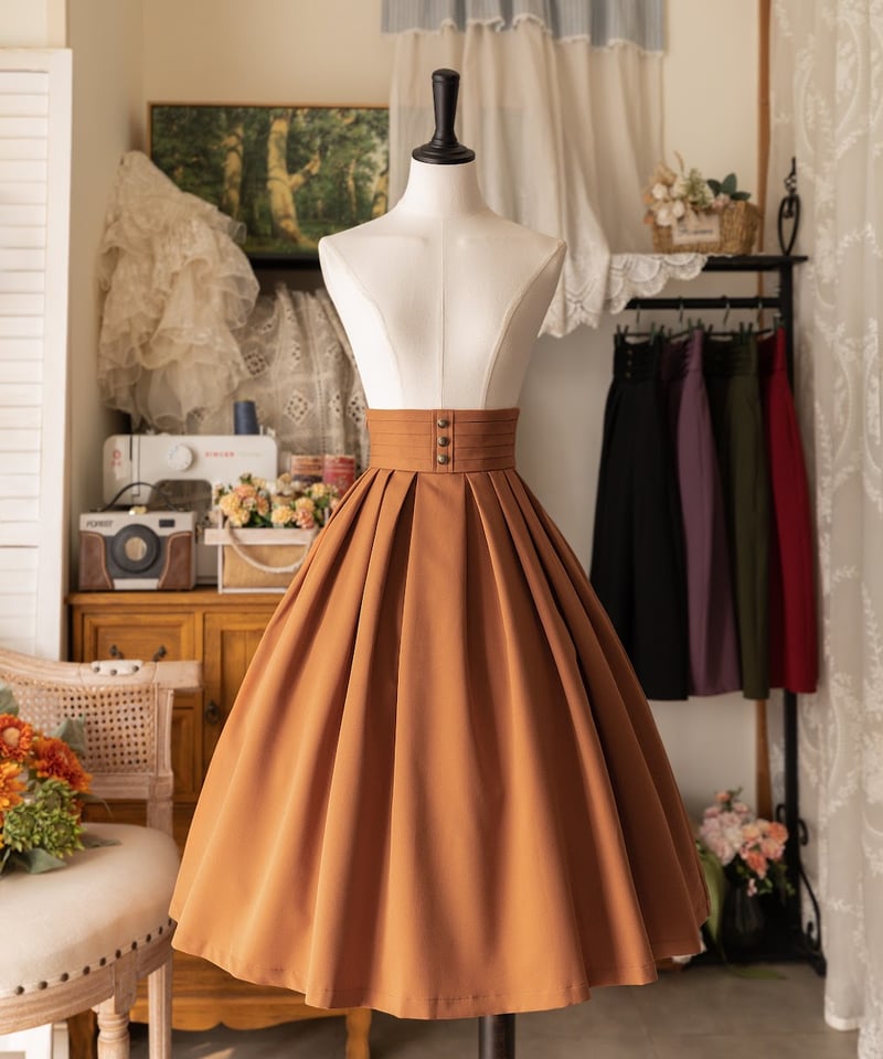 Forest Wardrobe 森林のかご4.0 ボックスプリーツスカート Forest Wardrobe 森林のかご4.0 ボックスプリーツスカート
