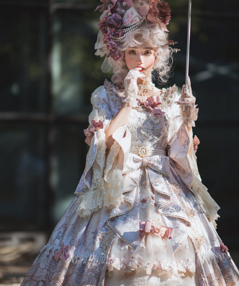 Miss Point エリザベス ロリィタ ドレス ピンク 薔薇花柄ワンピース