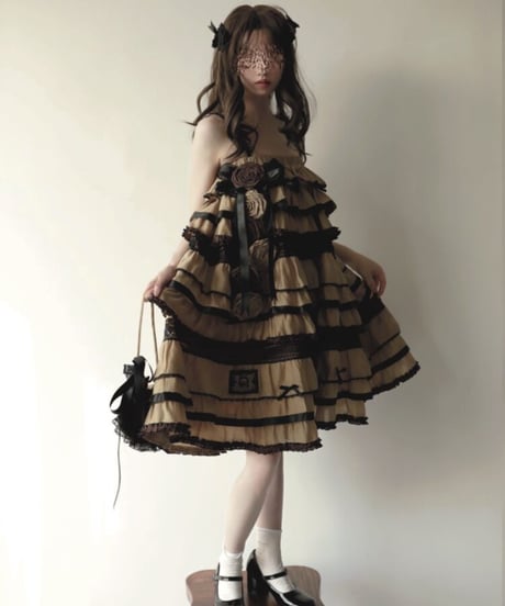 JND Lolita ガラス窓 ロリィタ ショートドレス SP フルセット [LO508]