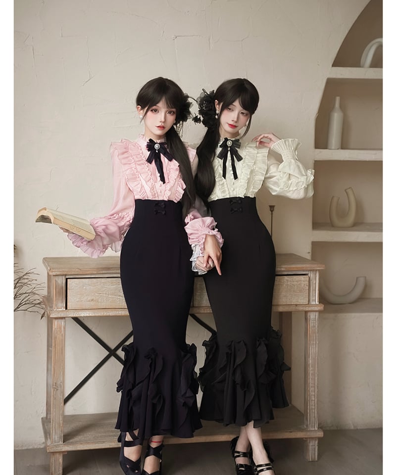 with PUJI / ローラのお茶会 ロリィタドレス ワンピース [LO1426] |