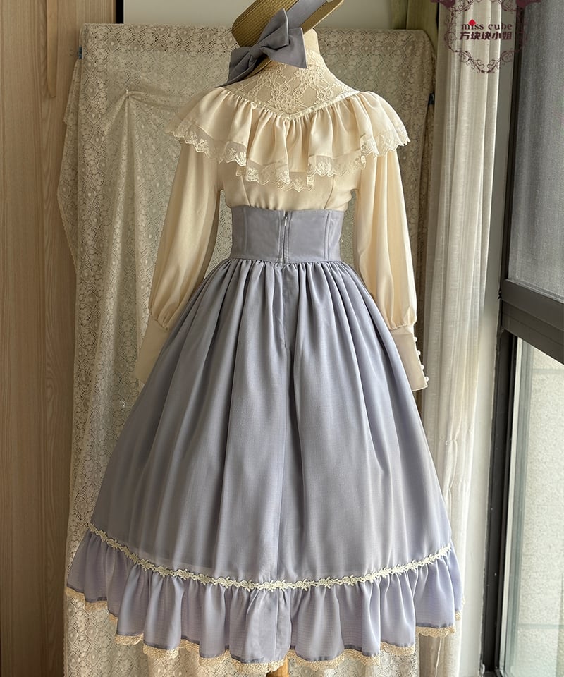 Miss Cube / 素描野ばら コルセットスカート [LO1185] | Roses on