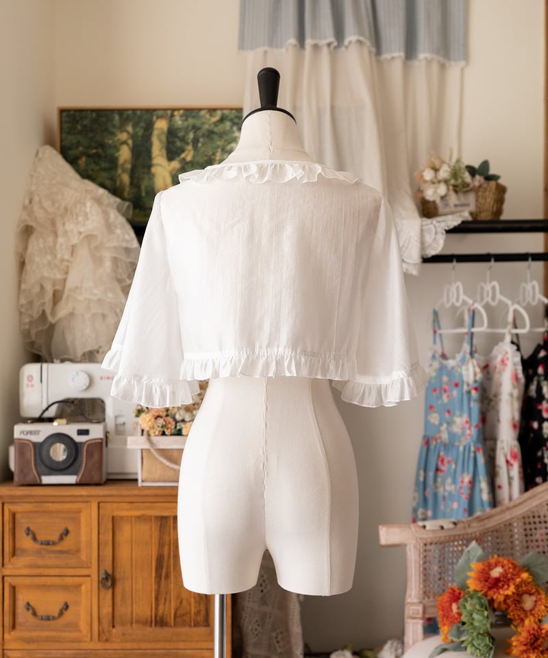 Forest Wardrobe 初夏の苺絵本 ホルターネックワンピース Forest Wardrobe 初夏の苺絵本 ホルターネックワンピース