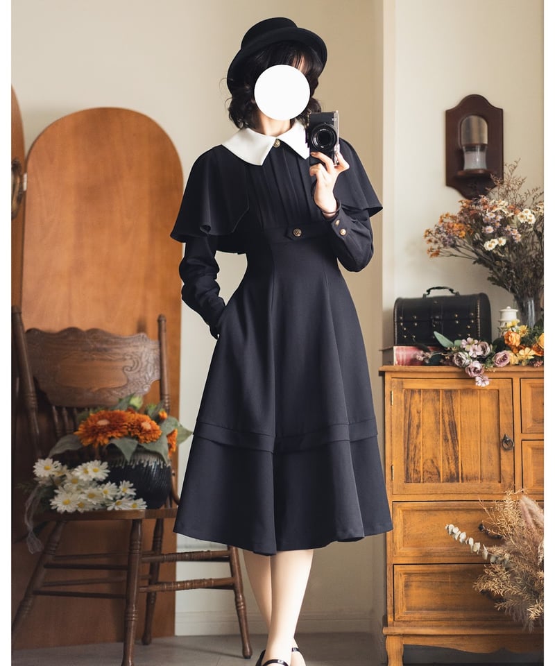 Forest Wardrobe 森林のアンティークチェスト ケープ付きワンピース Forest Wardrobe 森林のアンティークチェスト ケープ付きワンピース