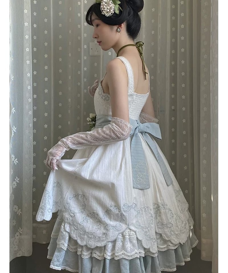 Rosa multiflora / ノイバラの夢塔シリーズ ロリィタドレス JSK, OP,