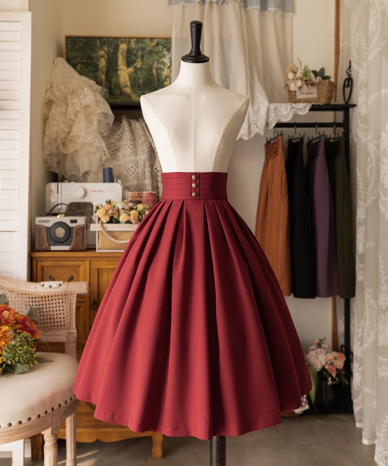 Forest Wardrobe 森林のかご4.0 ボックスプリーツスカート Forest Wardrobe 森林のかご4.0 ボックスプリーツスカート