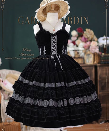 Tiny Garden / Dream Bouquet ベルベット JSK [LO575]
