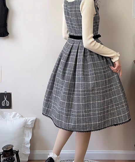 Miss Cube アールグレイティ 秋冬ロリィタドレス JSK セット [LO905]