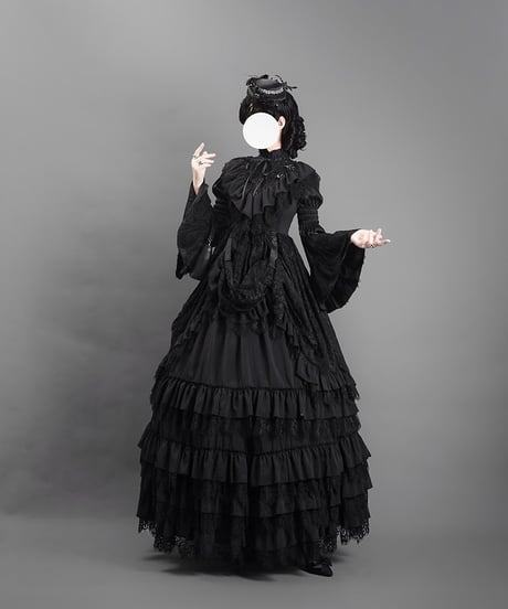 VantablackStudio / アマラ 未亡人のドレス ゴシック JSK, ブラウス, ペチコート [LO964]