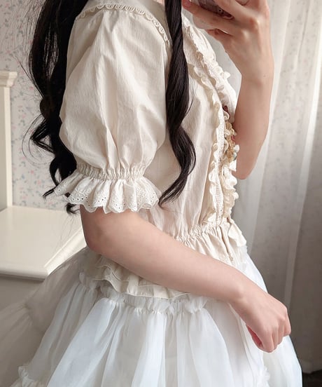 Miss Point リトルアンナ ロリィタドレス 半袖ブラウス  [LO773][LO527]