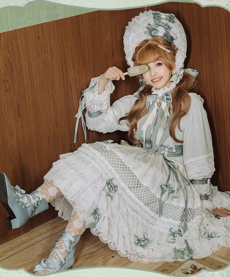 Classical Puppets 少女人形 十女 The Dolly Girl 植物園バージョン ワンピース＋ボンネット[LO482]