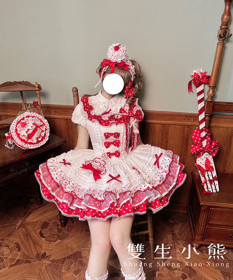 Twin Bears /  ひとくちケーキ姫 ロリィタドレス ワンピース⑫ [LO1478]