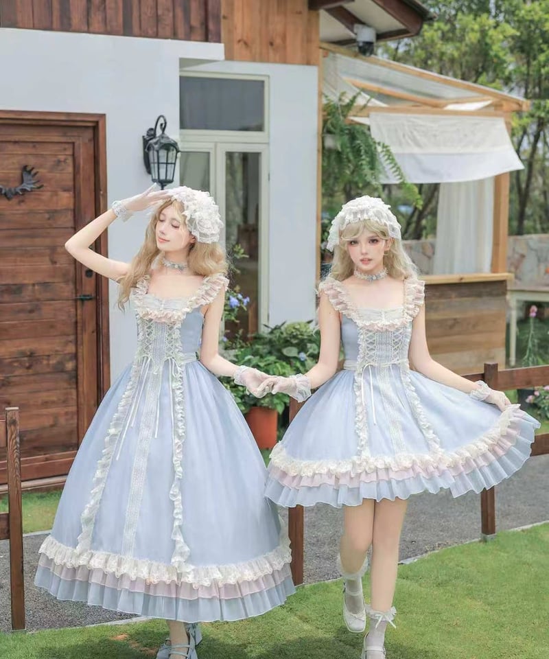 with PUJI / シーサイド・ダイアリー ロリィタワンピース セット