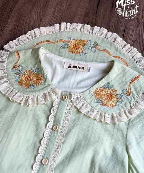 Miss Point 向日葵の庭園 ロリィタドレス コルセットJSK、ブラウス、カーディガン [LO1213]