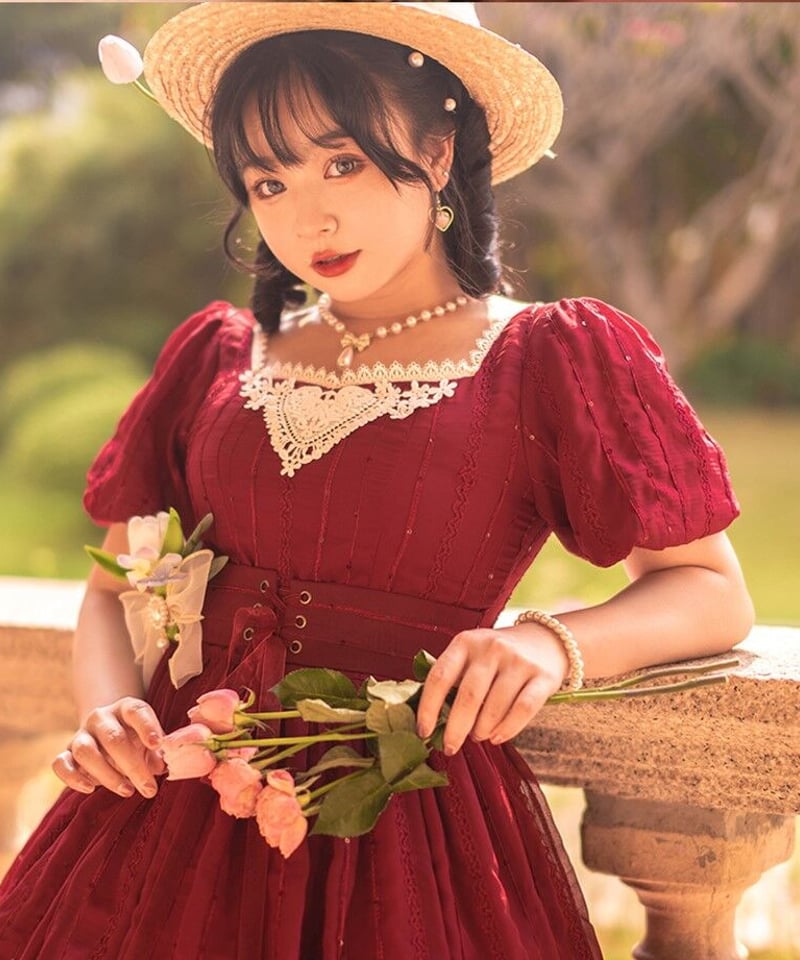 Miss Point チューリップ1.0 クラシックロリィタ サマー Miss Point チューリップ1.0 クラシックロリィタ サマー