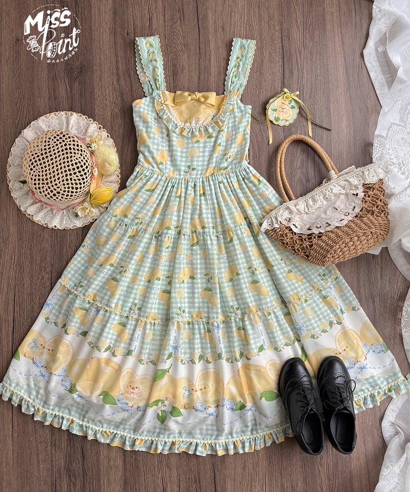 Miss Point / レモンとひよこの夢 ロングJSK [LO1410] | Roses