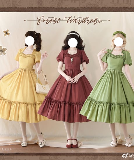 Forest Wardrobe 森林牧歌 ワンピース [LO1444]