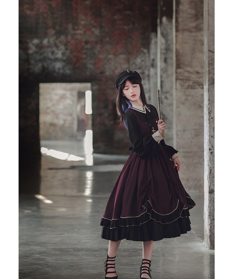 with PUJI 見習い魔法使いOP ロリィタ ドレス＋ケープ [LO682] | Ros