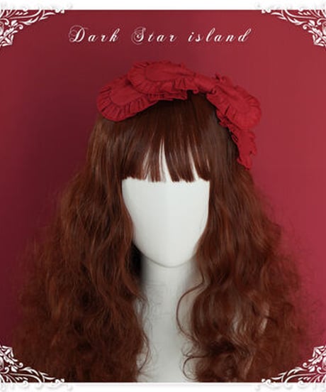 Dark Star Island 2020周年 クラシックロリィタドレス ヘッドリボン [LO298]