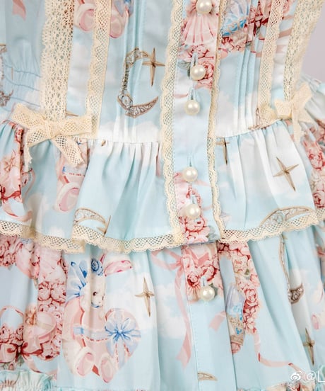 Little Plum Daydreaming Rabbit ロリィタドレス キャミソール＋スカート　フルセット [LO310]