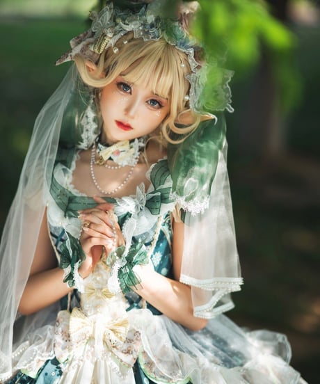 Long Ears ＆Sharp Ears Studio 妖精王国 ロリィタドレス ゴージャス版 フルセット [LO584]