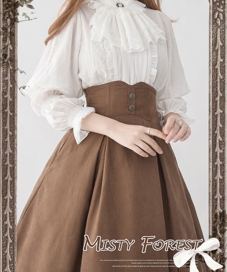 Forest Wardrobe 薄霧森林 コルセットスカート、ベスト、ブラウス [LO906]