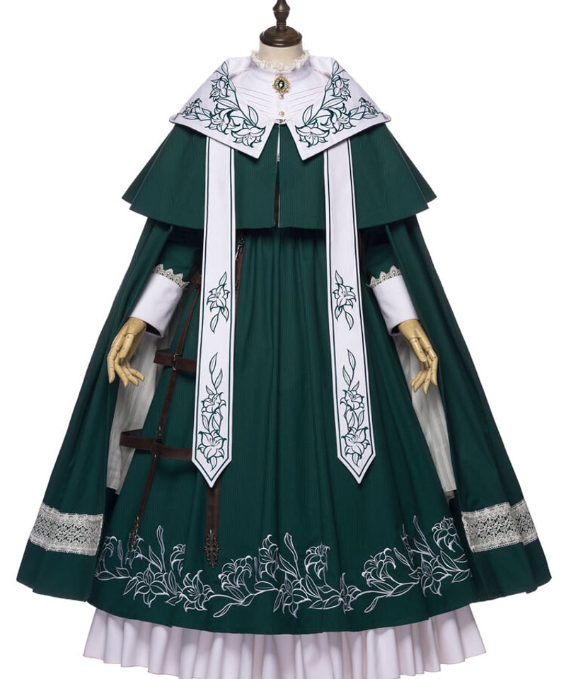 YUPBRO ロブニャ ブリティッシュスタイル ゴシックロリィタ ドレス