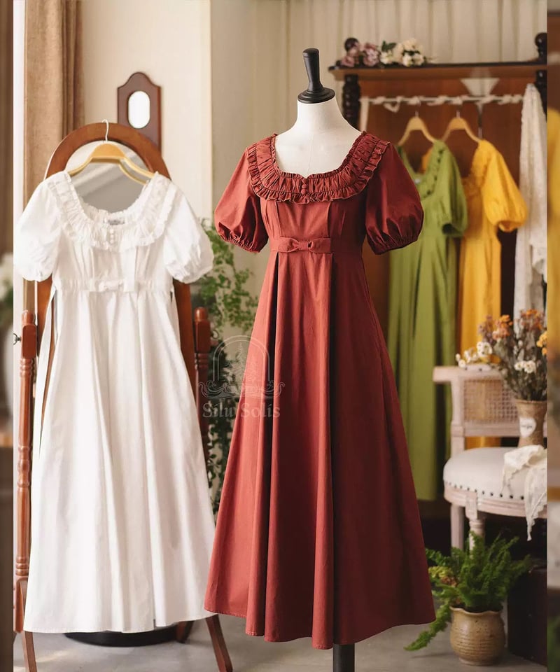 Forest Wardrobe 朝の森林 コットンワンピース [LO1601] | Roses