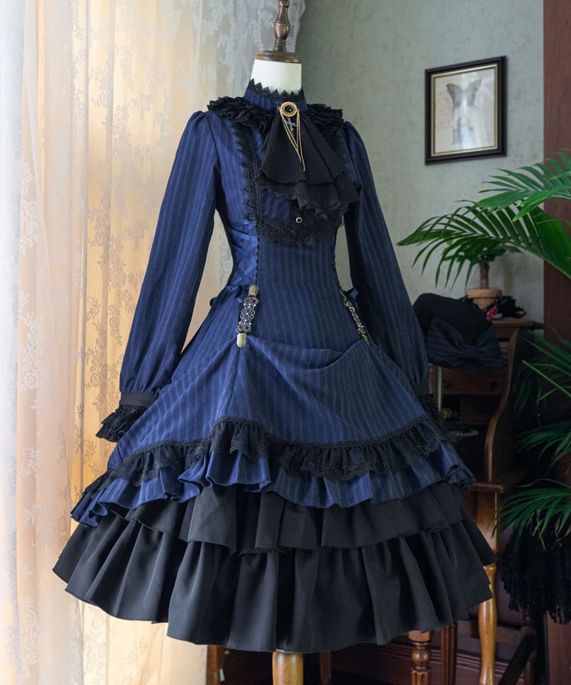 Miss Point / Point Manor クラシックロリィタ 長袖ワンピース