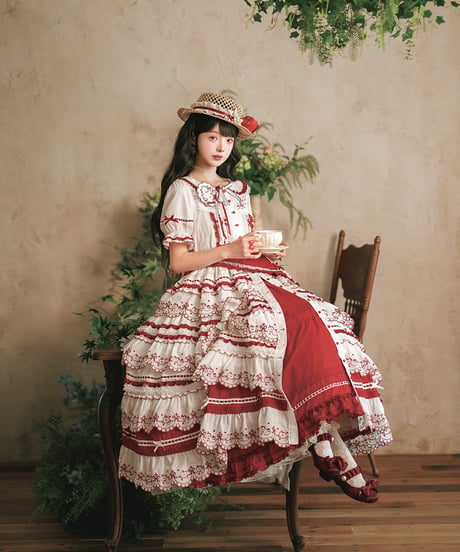 Miss Point 四季の果樹園 ロリィタドレス 華麗ティアードワンピース  [LO1611]