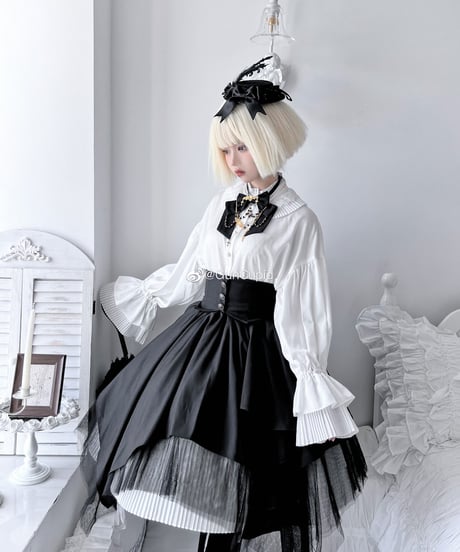 時之神殿Lolita 晚祷歌 ブラウス、ペチコート  [LO399]