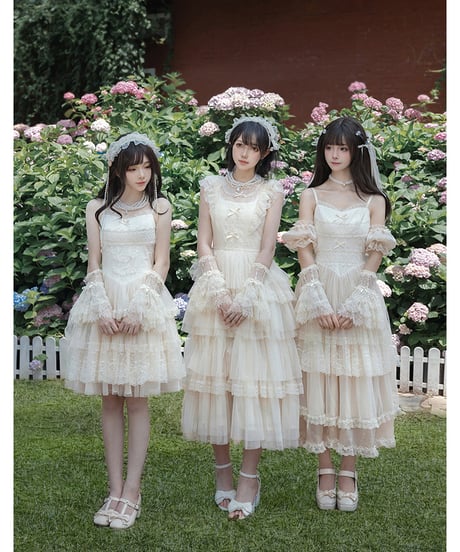 with PUJI / 象牙の塔 ロリィタドレス ワンピース、JSK  [LO1099]