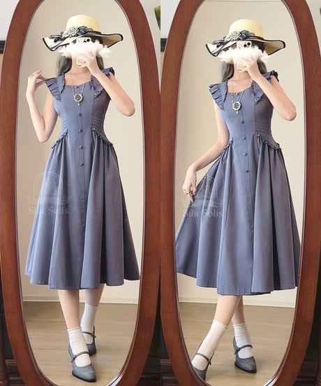 Forest Wardrobe 南の湾（いりえ）の森 ワンピース [LO1602]