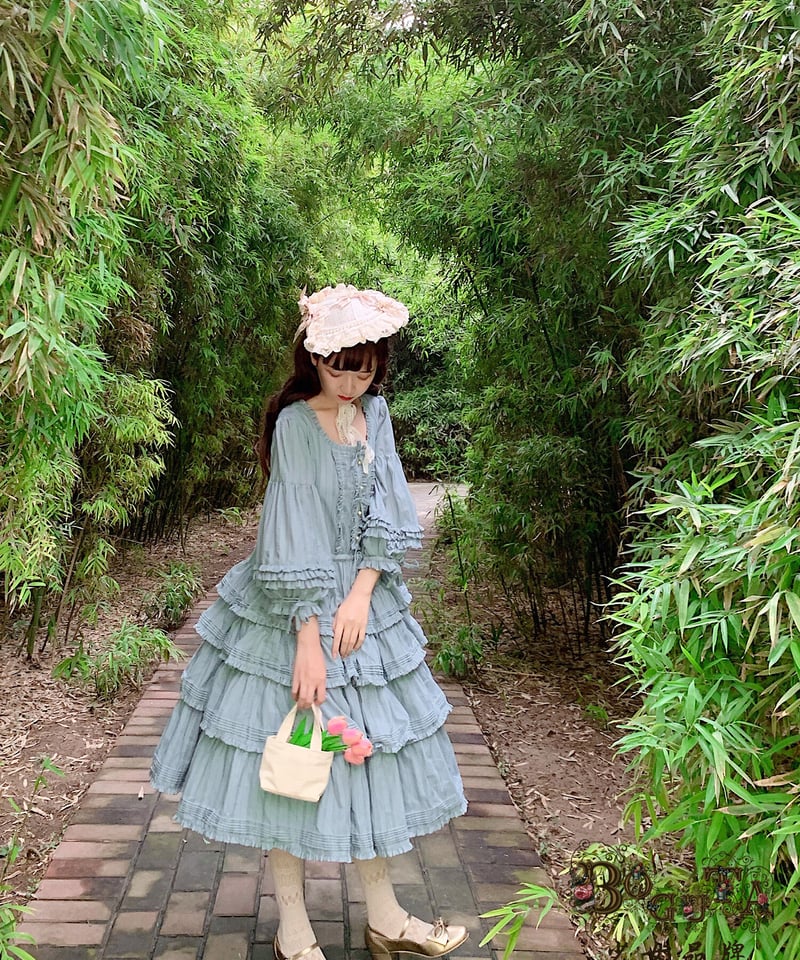 BOGUTA ハイジシリーズ クラシカル フリル ワンピース [LO267] | Roses