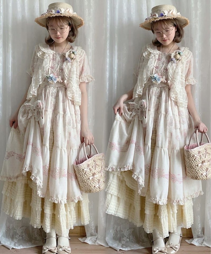 Miss Point 花のたよりと羊のワルツ ロリィタドレス 日常版（ST） 前