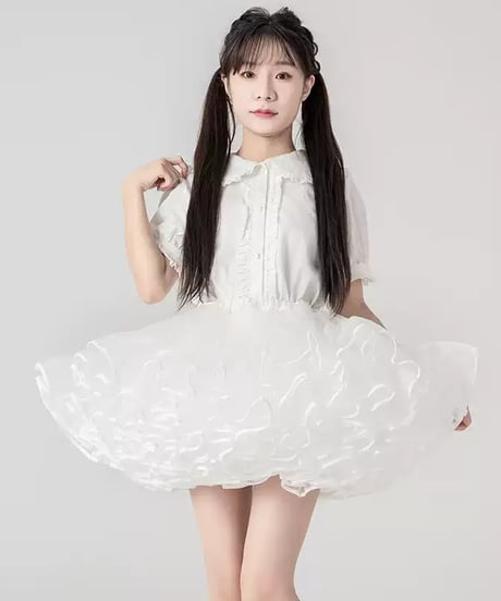 オーガンジー  4段ビッグ パニエ  35cm/40cm丈 28m [SK87-9]