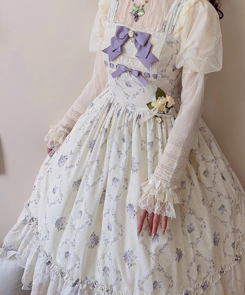 Miss Point 木香薔薇 2.0 花柄 ロング ロリィタドレス JSK [LO281]