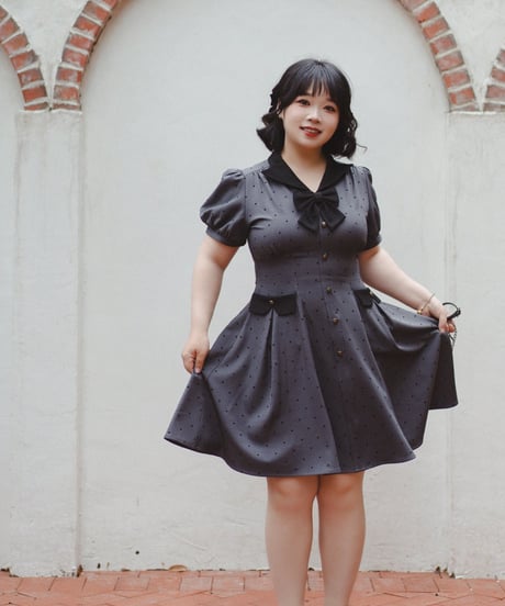 Forest Wardrobe 森林ポルカドット ワンピース [LO1419]