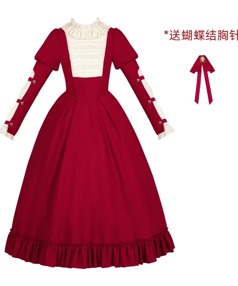 with PUJI Letter and Poetry / 祈りの人形 ロリィタドレス セッ