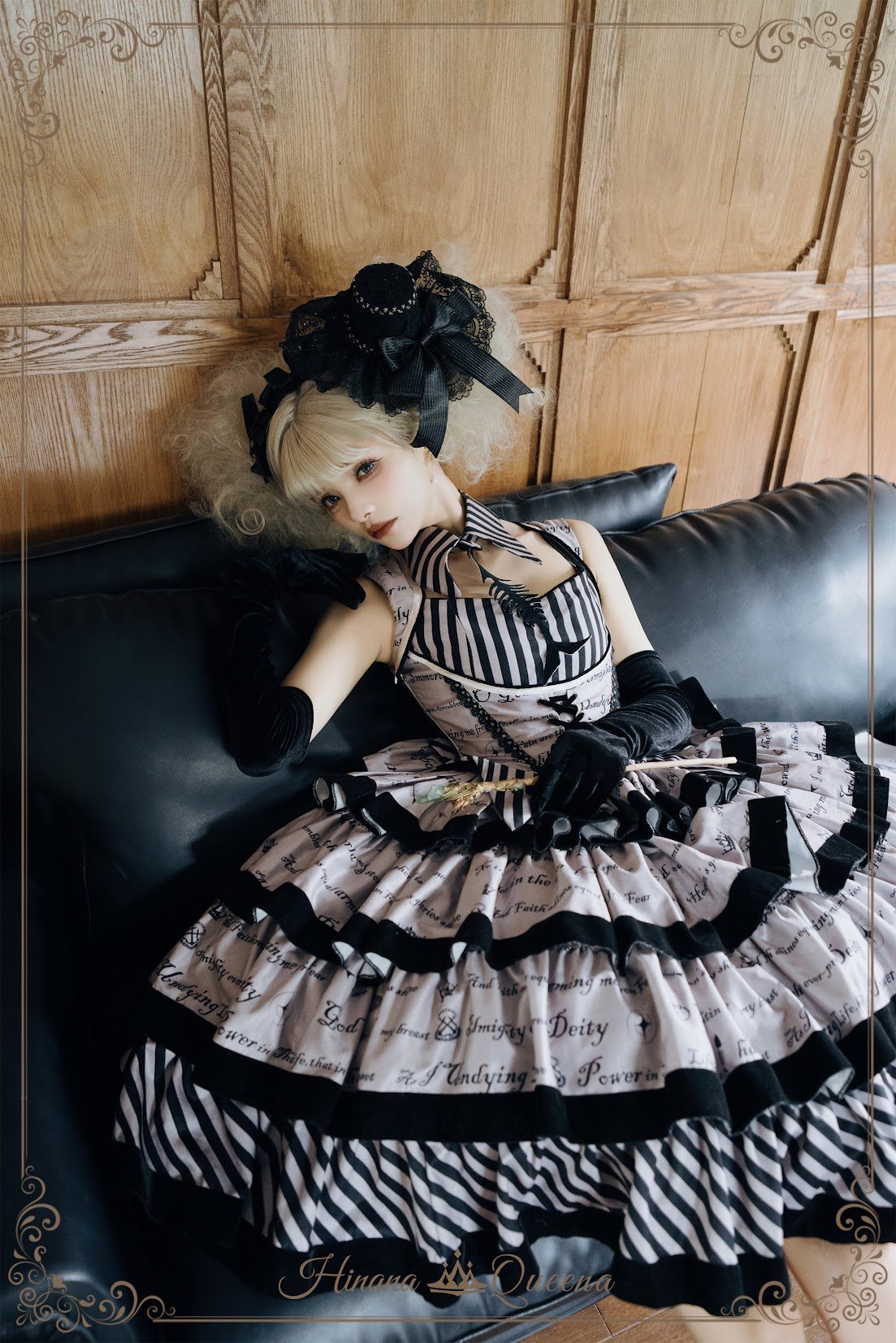 HinanaQueena / 暮夜 リテラリー・ロリィタドレス セット[LO1508
