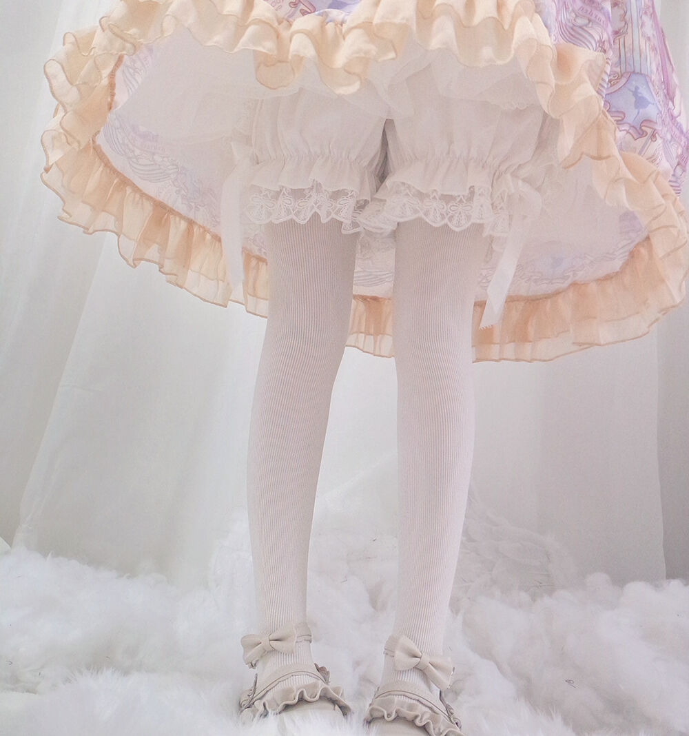 夢の工作室 綿レースフリル ドロワーズ [LO175] | Roses on the Roo