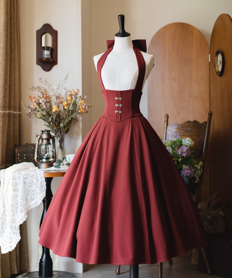 Forest Wardrobe 森林のキャロル ホルターネック コルセットスカート