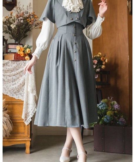 Forest Wardrobe 森林の便箋 スカート、ジャケット、ブラウス [LO1317]